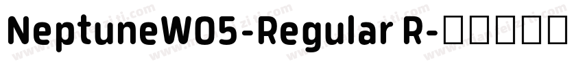 NeptuneW05-Regular R字体转换